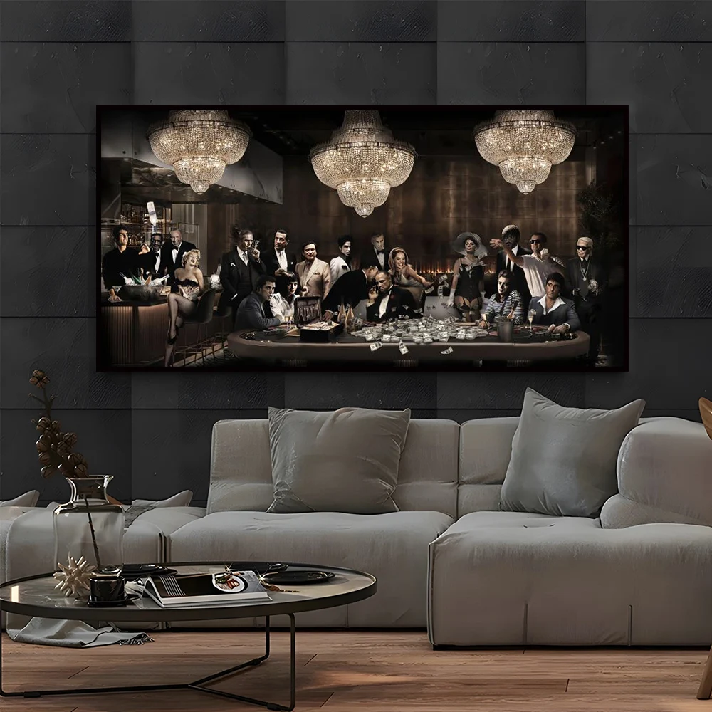 Classic Famous Movie & TV Star Character Wall Art Poster Modern Home Room Decoration Canvas Painting Mural Picture Print Artwork - Image 4