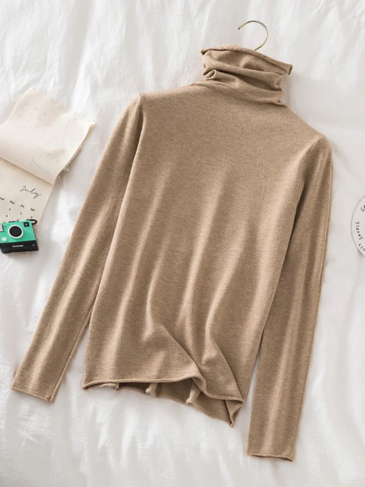 Long Sleeve Woman Tops Turtleneck Women Sweaters 2026 Autumn Winter Sweater Knitted Pullover Soft Jumper Pull Femme - Image 5
