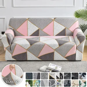 Printed Stretch Sofa Couch Cover For Living Room L Shaped Combination Chaise Sofa Slipcover Home Decor 1/2/3/4 Seats Removable