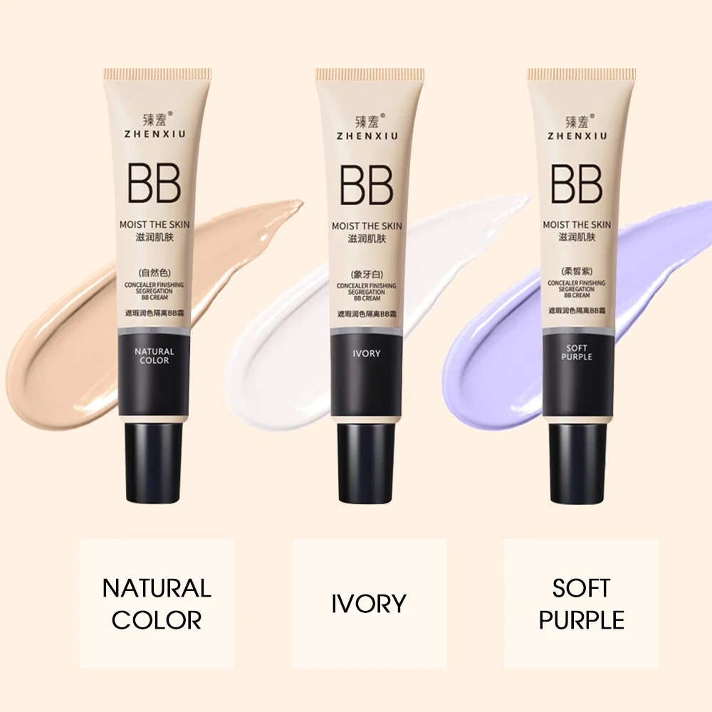 Liquid Foundation BB Cream Waterproof Face Eyes Dark Circles Scars Acne Cover Cream Whiten Oil-control Base Skin Makeup Cosmetic - Image 5