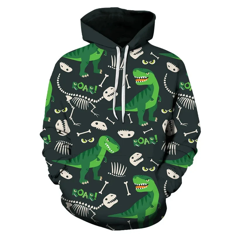 Cartoon Dinosaur 3D Printed Hoodies For Men Clothes Funny Fashion Women Sweatshirt Casual Streetwear Pullovers Y2k Tracksuit Top - Image 2