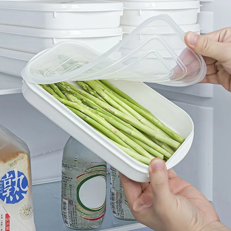 Japanese Frozen Meat Packaging Box Food Grade Refrigerator Storage Fruit Vegetable Preservation Prepare The Dishes Divided Box~ - Image 3