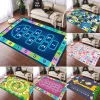 Kids Educational Area Rug Colorful Alphabet Number Cartoon Animal Patterns Soft Decorative Carpet For Children's Room Playroom