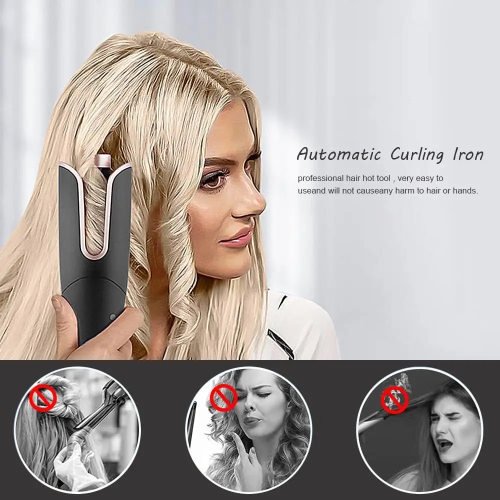 LESCOLTON Automatic Curling Iron Innovative Large Curl Professional Hair Curler Automatic Curling Hair Styling Tool for All Ages - Image 5