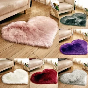 Artificial Wool Imitation Sheepskin Rugs Faux Non Slip Bedroom Shaggy Carpet Mats Fluffy Soft Area Rug Indoor Room Carpet