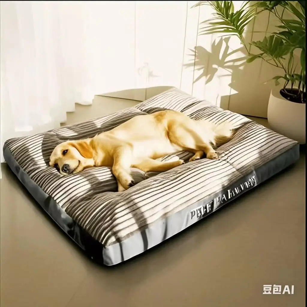 Dog Bed Washable Kennel four seasons Pet Large Sofa Plus Corduroy Thick Deep Sleep Cushion Puppy Mat for Small To Large Dogs