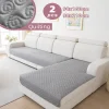 2Pcs Quilted Sofa Slipcover Couch Cushion Covers L-Shape Sectional Couch Covers for Living Room Pet Mat Furniture Protector