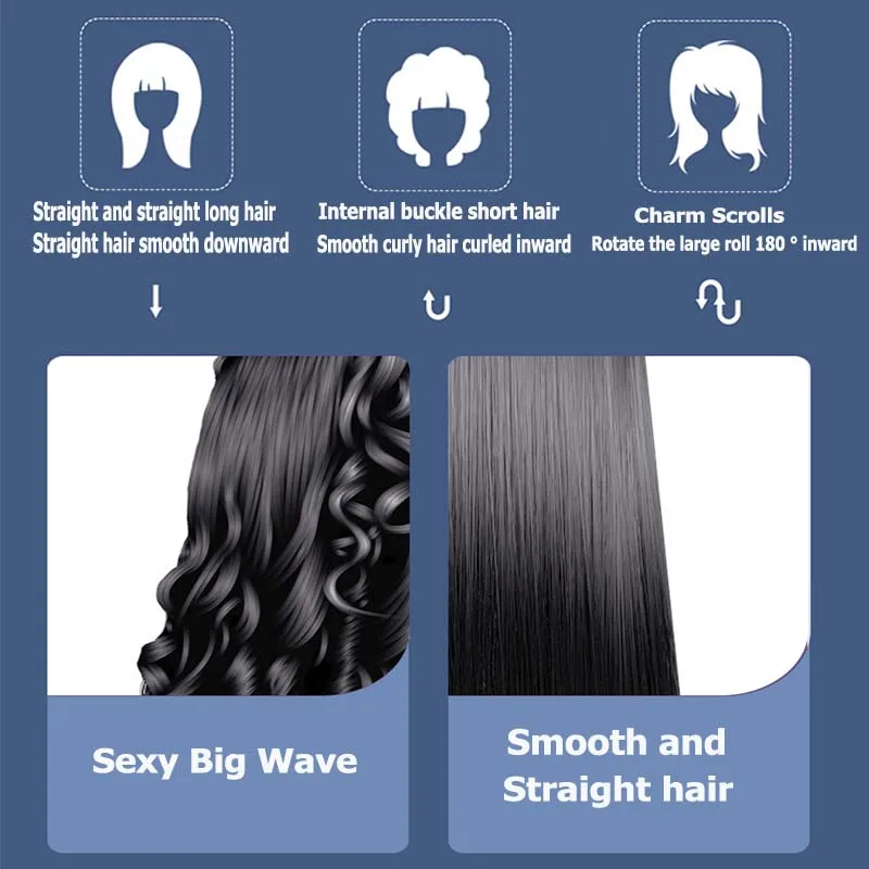 Professional Big Wavy Hair Curler Quick Heating Up Electric Nano Ceramic Curler 25Mm Curler Professional Curler Styling Tool - Image 5