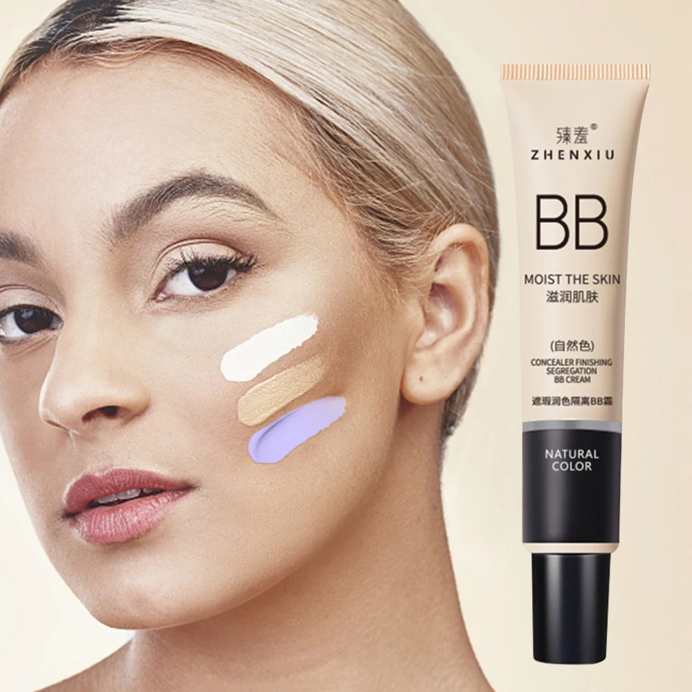 Liquid Foundation BB Cream Waterproof Face Eyes Dark Circles Scars Acne Cover Cream Whiten Oil-control Base Skin Makeup Cosmetic - Image 3
