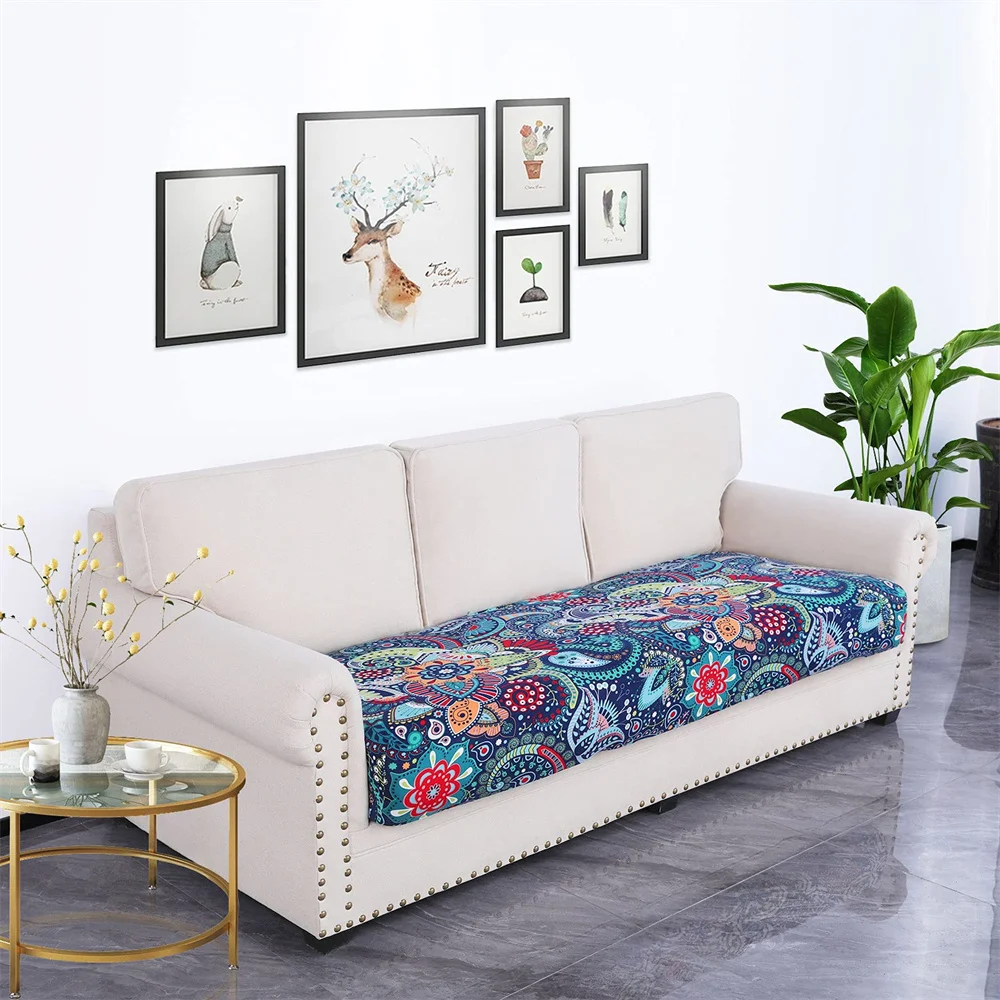Kitinjoy Printed Sofa Cover Elastic Cushion Cover For Living Room Pet Mat Chair Cover Furnitur Protector Bottom Full Couch Cover - Image 3