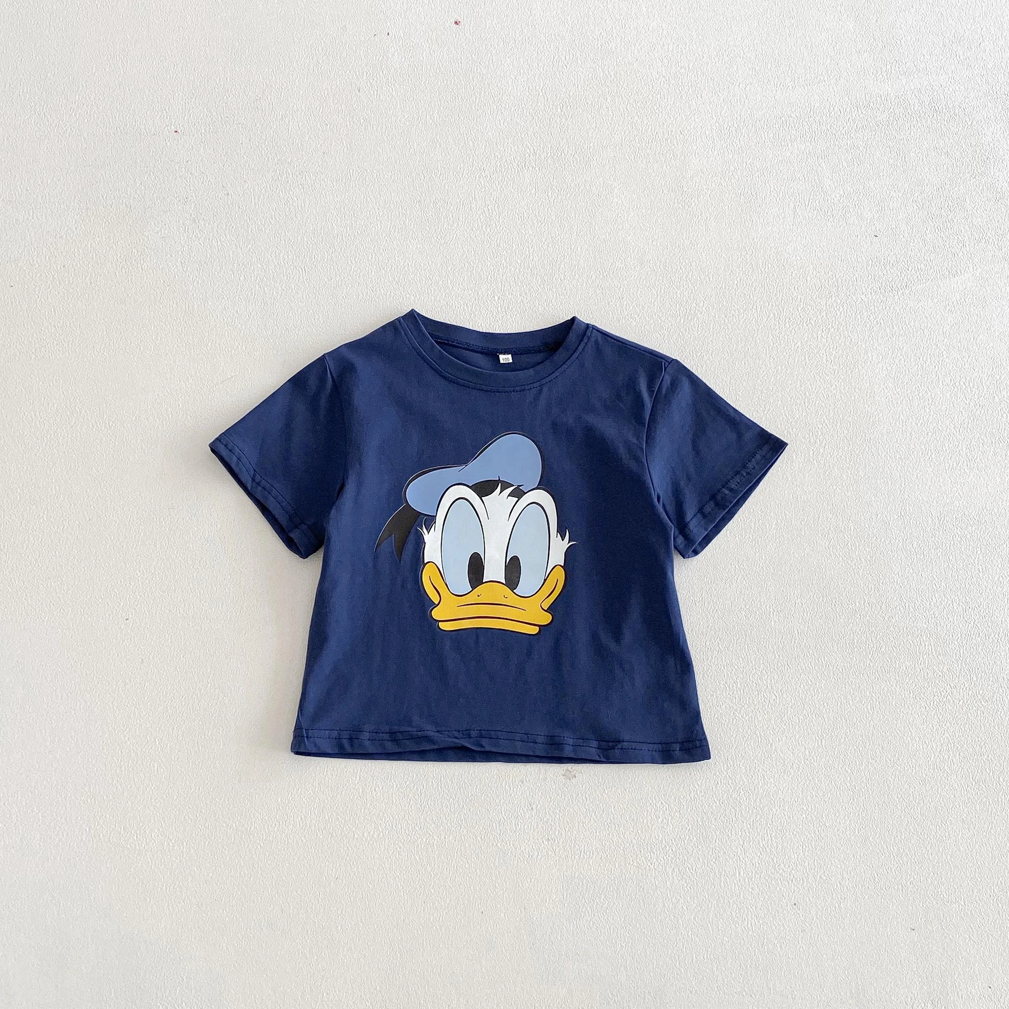 Disney Mickey T-shirt For Boy Clothes Summer Fashion Casual Short Sleeved Tops Tees Children's Wear Simple Cartoon T Shirts - Image 2