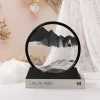 Sandscape Kinetic Sand Art Frame Quicksand 3D Dynamic Liquid Hourglass Moving Sand Painting Flowing Sand Office Home Decor Gifts