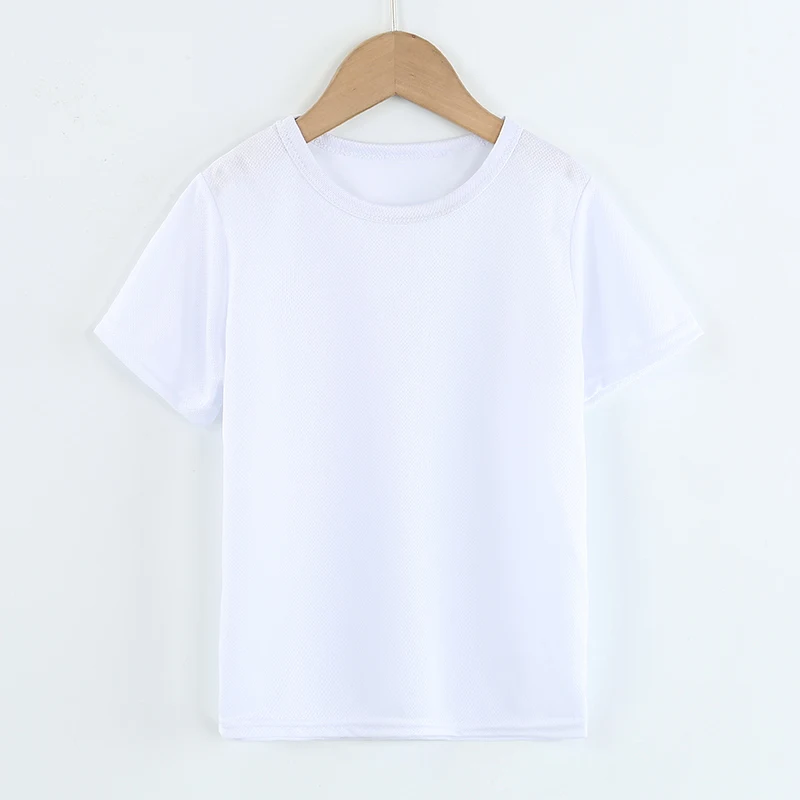 Children Short Sleeve T Shirt Boy Pure Girl Baby Leisure Wear Summer Ventilation Clothes Sports Quick-drying Top - Image 3