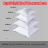 standard white bounce back pillow cushion core sofa car seat home interior decor pillows30x30/40x40/45x45/60x80cm