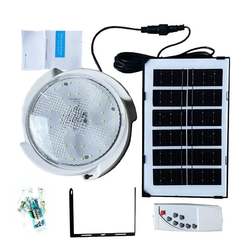 Solar lights Indoor Home Top Ceiling House Outdoor Garden pandent light Panel Lamp Fixture For Corridor Garden Living Room - Image 6