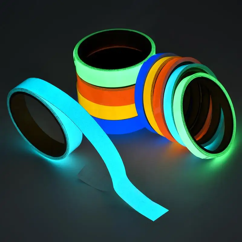 3M Luminous Fluorescent Night Self-Adhesive Glow In The Dark Sticker Tape Safety Security Home Decoration Warning Adhesive Tape - Image 2
