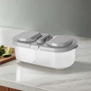 Portable Plastic Food Container - Lunch Box for Camping & Kitchen Storage