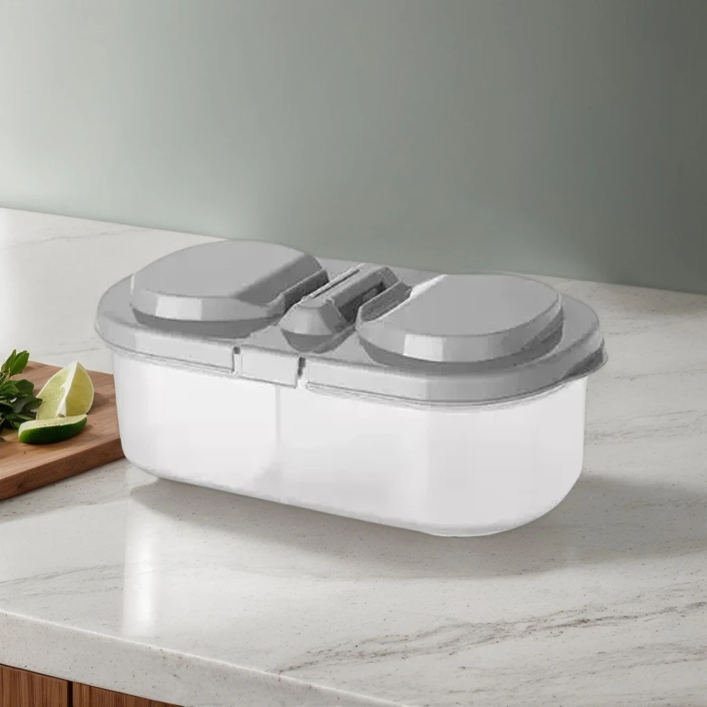 Portable Plastic Food Container - Lunch Box for Camping & Kitchen Storage