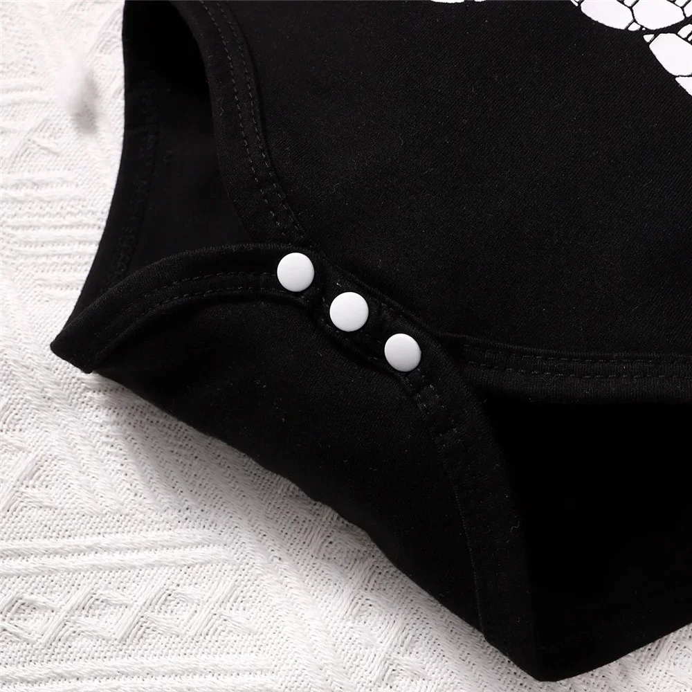 2PCS Newborn Baby Boy Romper Little Bear Print Summer Short Sleeve Bodysuit Leisure Time Jumpsuit+Hat for Infant Boy 0-9 Months - Image 3