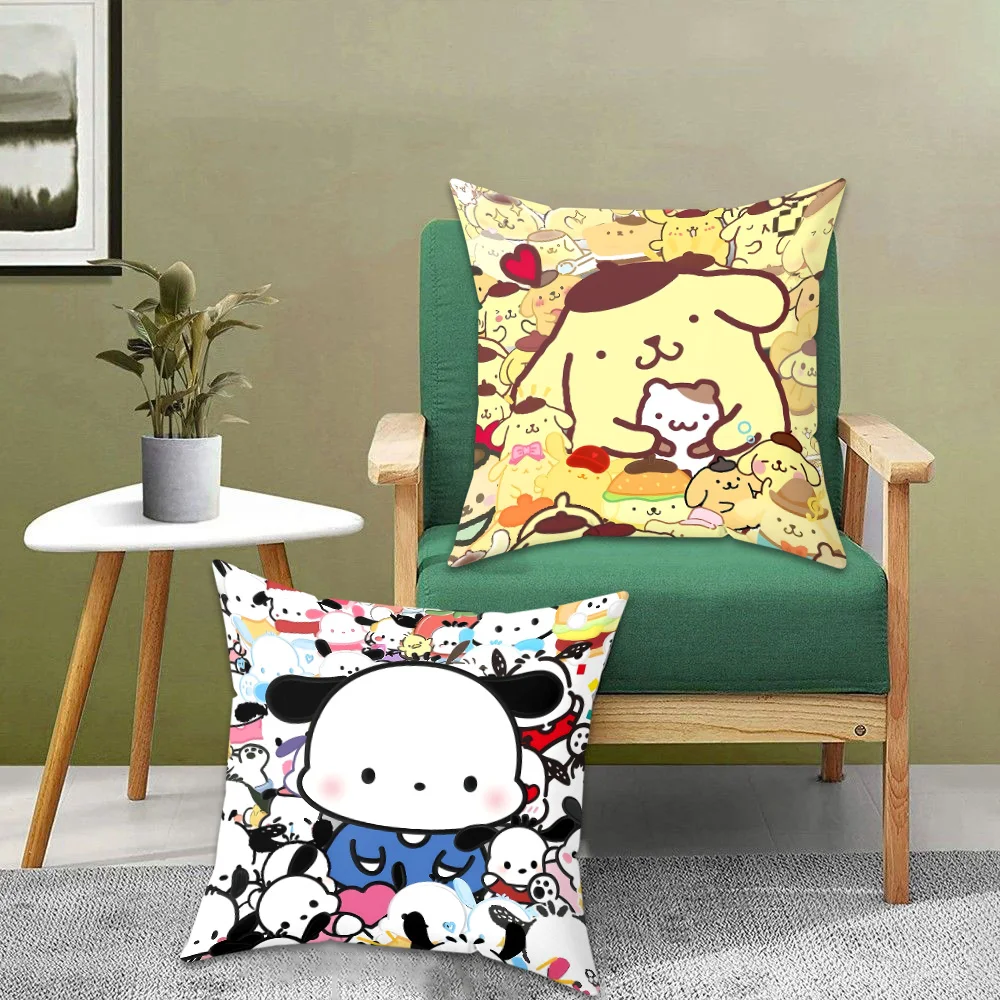 Pillows for Bedroom Bed Cushion Cover 45x45 Home Decor Sanrio Pillowcase Pillow Case Room Decorating Items Sofa Cushions Covers - Image 2