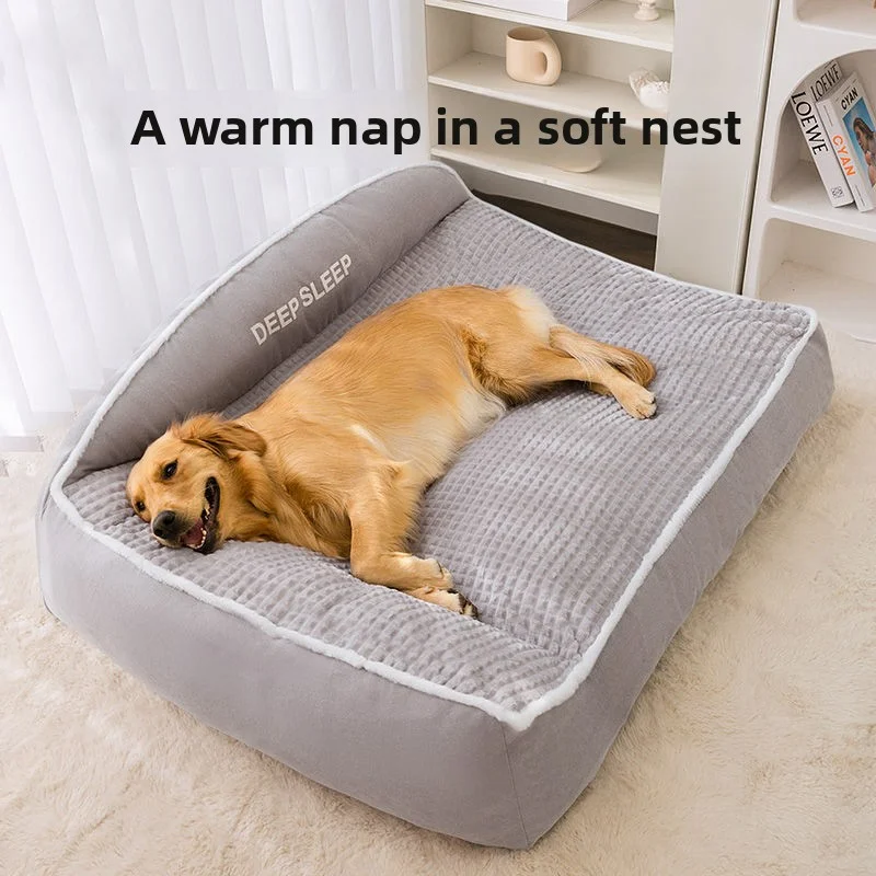 New Cat Bed Dog Pet Bed Kennel Non-Slip Winter Warm Small Dog Kennel Sleeping Removed Washed Soft Puppy Cushion Cat Supplies - Image 2