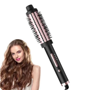 Home Use Electric Curling Comb Long Short Hair Styling Brush Heat Resistant Hairdressing Tool Inner Buckle Curl