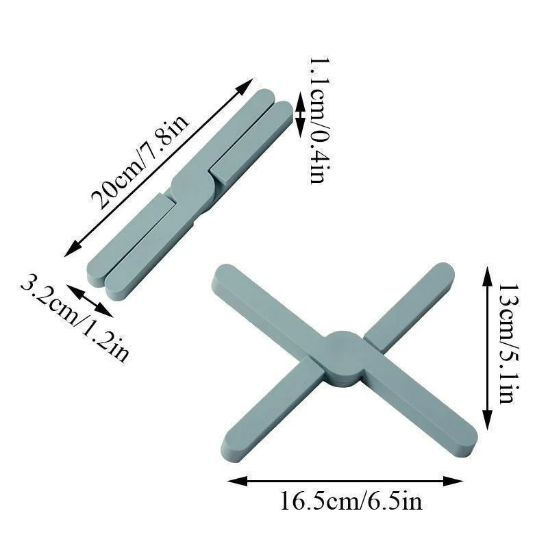 Foldable Dining Table Mat Non-Slip Pot Pan Placemat Heat Resistant Pad Dish Plate Holder Coaster Kitchen Tool Table Mat - Image 6