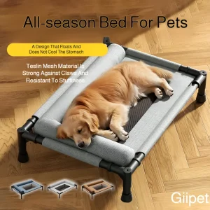 Winter Moisture-Proof Large Pet Bed Removable And Washable Off-The-Ground Bed Breathable Mesh Camp Bed Universal Pet Bed