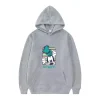 Disney Goofy Goof Pattern Woman Fashion Casual Loose Grey Spring Tops Clothes Pullovers Ladies Cheap Y2k Hoodies Men Sweatshirts