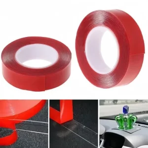 1Roll Double Sided Adhesive Sticker Tape Nano Transparent Reusable Waterproof Strong Adhesive Tape Cleanable Car Protect Sticker