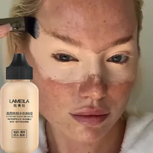 3 Colors Long Lasting Liquid Foundation Waterproof Cover Acne Spot Natural Face Base Makeup Matte Concealer Foundation Cosmetic