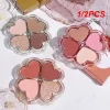 1/2PCS Makeup Palette Blush Dreamy Eye Makeup Clover Eyeshadow Palette Eye Shadow Eyeshadow Palette Trimming Fine Pearlescent
