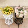 Metal Multi-layer Flower Stand for Succulent Green Radish, Indoor and Outdoor Living Room Balcony Flower Pot Holder, Floor-stand