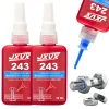 Threadlocker 243 Threadlocking Compound (Equivalent to Loctitl) Vibration-Resistant Anti-Loosening Adhesive Blue Medium Strength, High Temperature Resistant 50ml