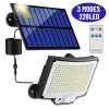 106/318LED Solar Light Street Wall Lamp Waterproof Outdoor Sunlight PIR Motion Sensor Solar Lamp Fence Street Garden Decoration