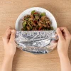 10PCS Repeatable Aluminum Foil Insulation Covers - Eco-Friendly Kitchen Food Covers For Bowls & Dishes Storage For Kitchen xkdae