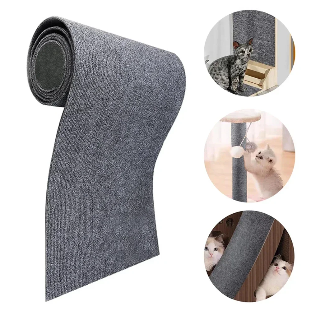 Self-Adhesive Cats Scratch Board Carpet Wall Anti Cat Scratch Sofa Diy Cats Scratch Board Sofa Protection Paws Sharpen Trimmable