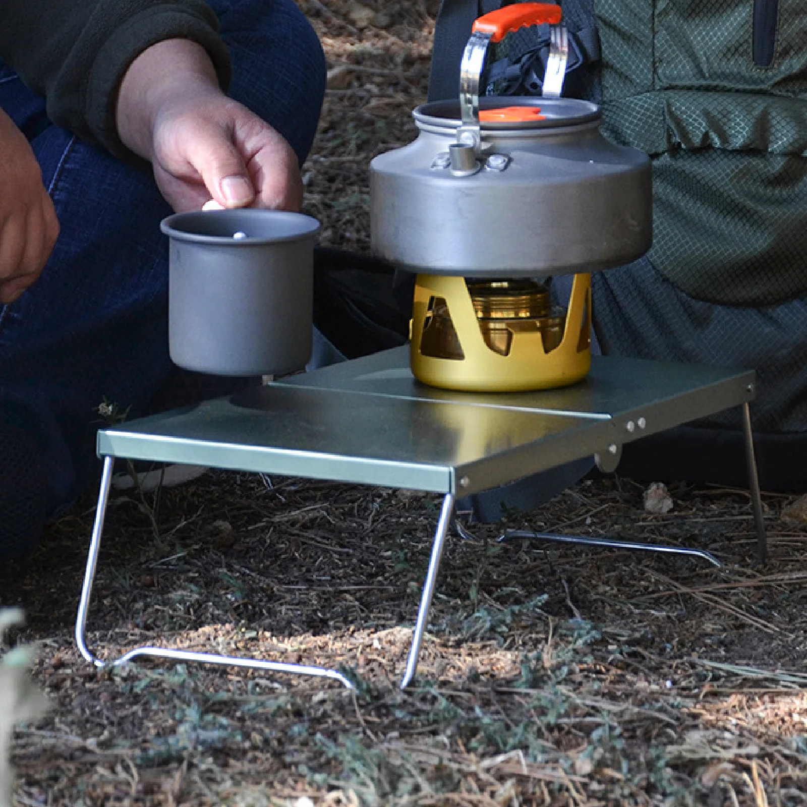 MDF Mini Folding Table Camping Portable Foldable Table New Small Coffee Tables Ultralight Outdoor Hiking Picnic Table