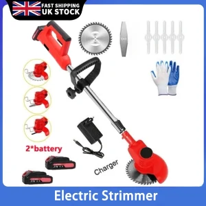 Electric lawnmower, Trimmer Cutter Garden ，cordless lawnmower, comes with 2 batteries