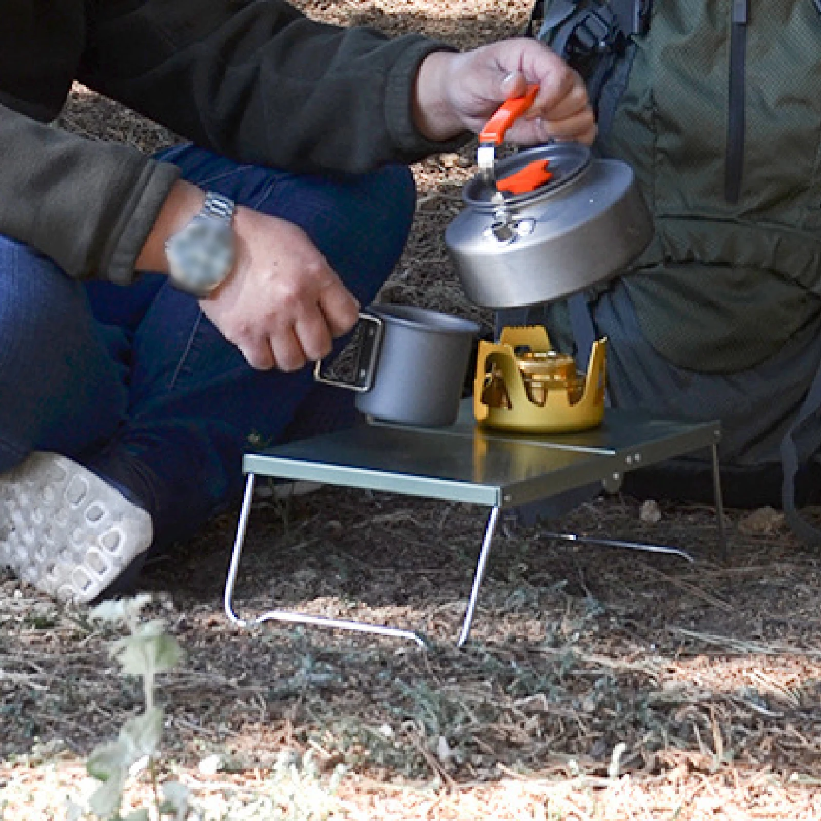 MDF Mini Folding Table Camping Portable Foldable Table New Small Coffee Tables Ultralight Outdoor Hiking Picnic Table - Image 2