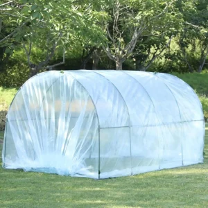 Small Greenhouse with Rainproof Cover DIY Assembled Kit Garden Building Yard Plant Cover Frost Protection Cover for Winter