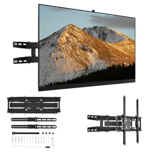TV Wall Mount for 26 30 32 40 43 50 55 60LCD Bracket Tilt Swivel Swing Arm