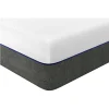 Hybrid Memory Foam Spring Mattress Double 25cm Hydro Memory Foam Spring Coil Mattress Body Support Spinal Alignment