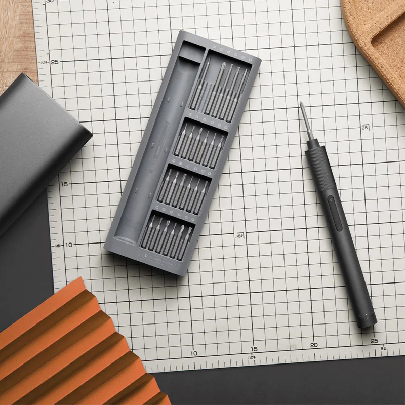 Mijia Electric Precision Screwdriver Kit Type-C Rechargeable Repair Tools Magnetic Steel Bits 2-Gear Torque 400+ Screw - Image 3