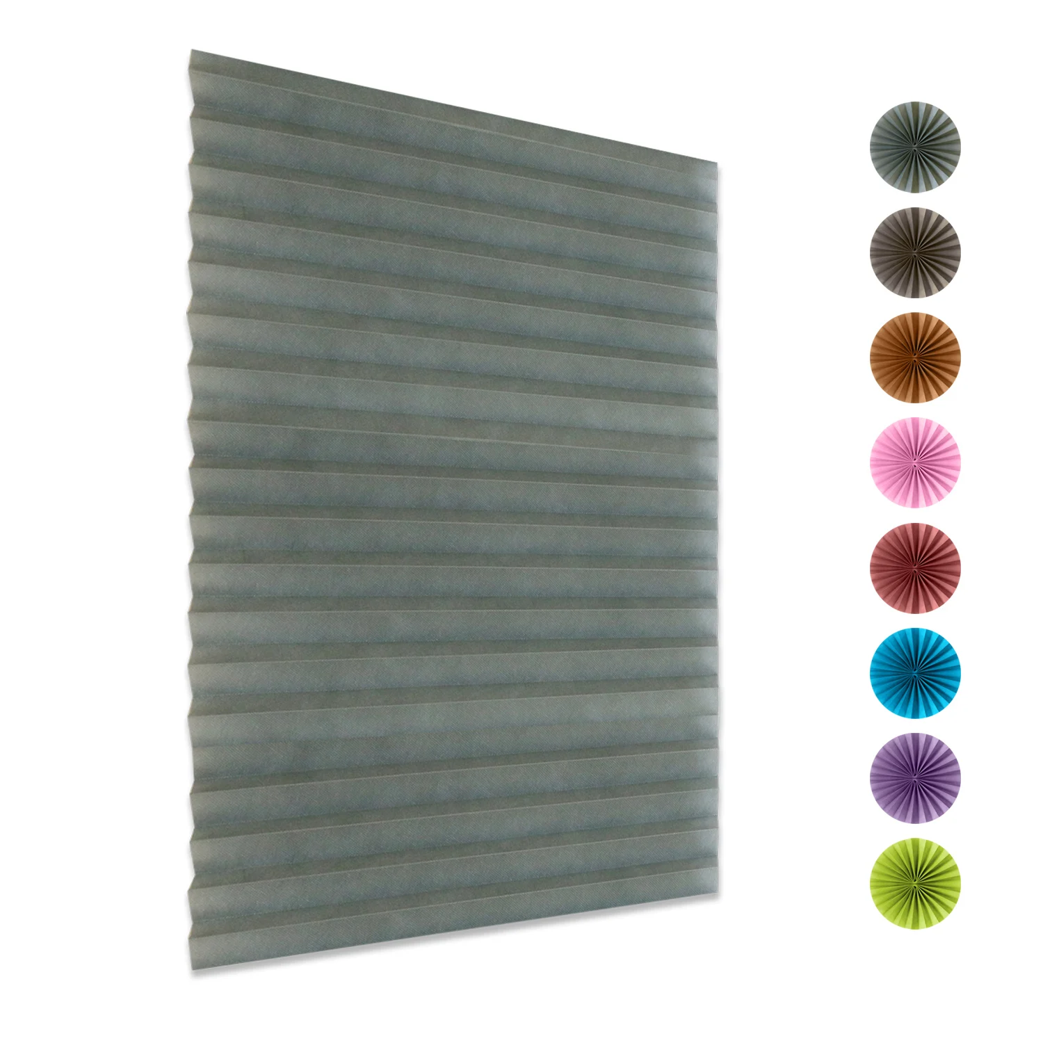 Cordless Darkening Pleated Window Shade Blinds For Home Apartment Dorm Half Blackout Curtain To Protect Your Privacy - Image 6