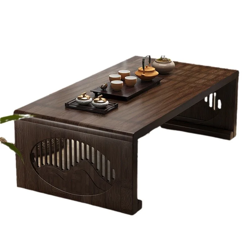 bay window small table tea table bed folding small coffee table balcony low table - Image 5