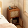 Bedside table storage rack, small household bedroom bedside cabinet alternative, 2024 new model, simple and modern for rental ro