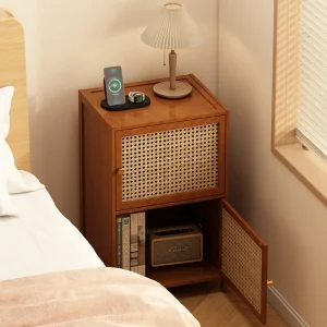 Bedside table storage rack, small household bedroom bedside cabinet alternative, 2024 new model, simple and modern for rental ro