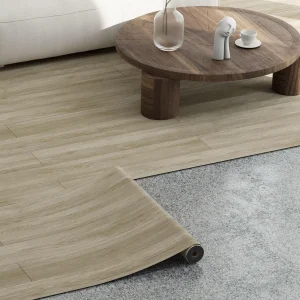 1pc 40x300cm Waterproof Wood Grain Floor Sticker Peel Stick Anti Slip Covering for Living Room Home Decor Durable