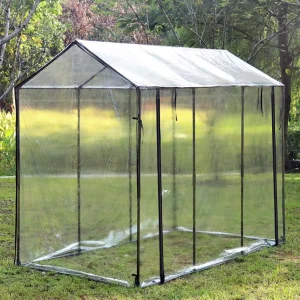 Mini Greenhouse Garden Nursery Plant Cover Portable Green House Kit Clear Tent for Plants Outside Backyard Vegetables Flowers